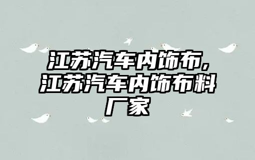 江蘇汽車內(nèi)飾布,江蘇汽車內(nèi)飾布料廠家