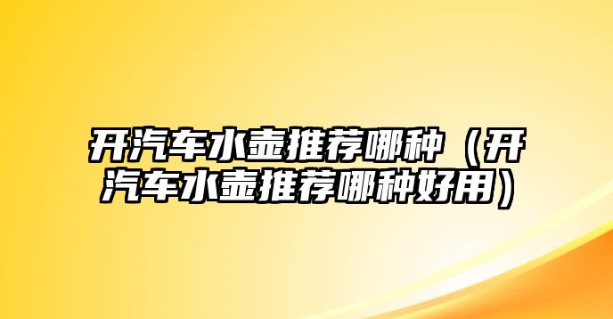 開汽車水壺推薦哪種（開汽車水壺推薦哪種好用）