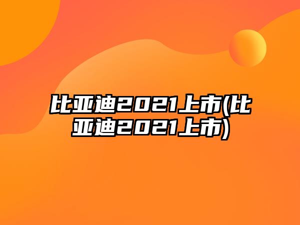 比亞迪2021上市(比亞迪2021上市)