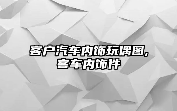 客戶汽車內飾玩偶圖,客車內飾件