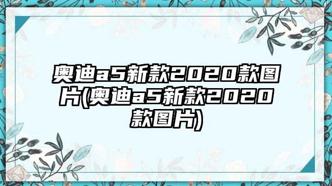 奧迪a5新款2020款圖片(奧迪a5新款2020款圖片)