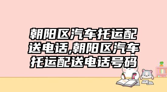 朝陽區(qū)汽車托運配送電話,朝陽區(qū)汽車托運配送電話號碼