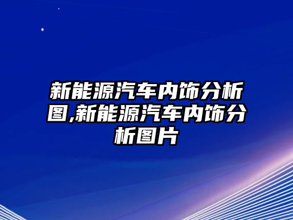 新能源汽車內飾分析圖,新能源汽車內飾分析圖片